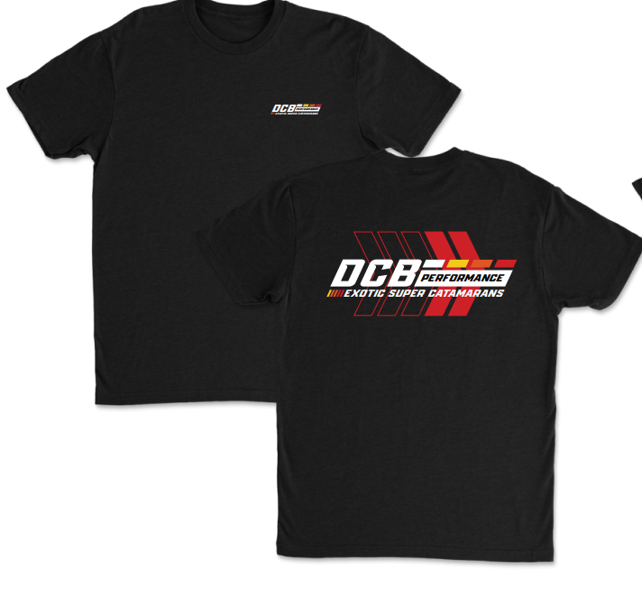 Men's black forward DCB short sleeve Tee