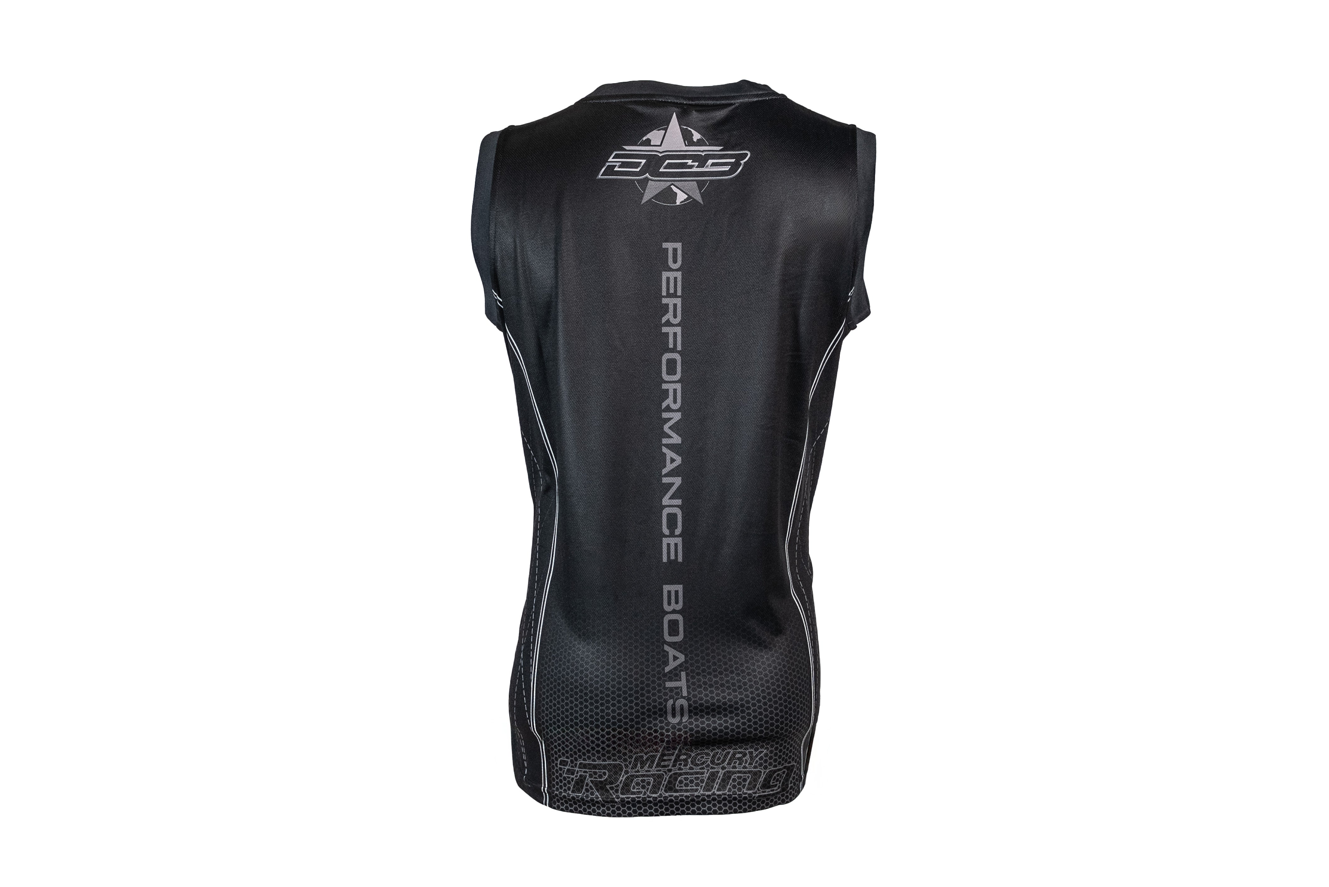 DCB MENS CUT OFF SLEEVE JERSEY - BLACK/BROWN