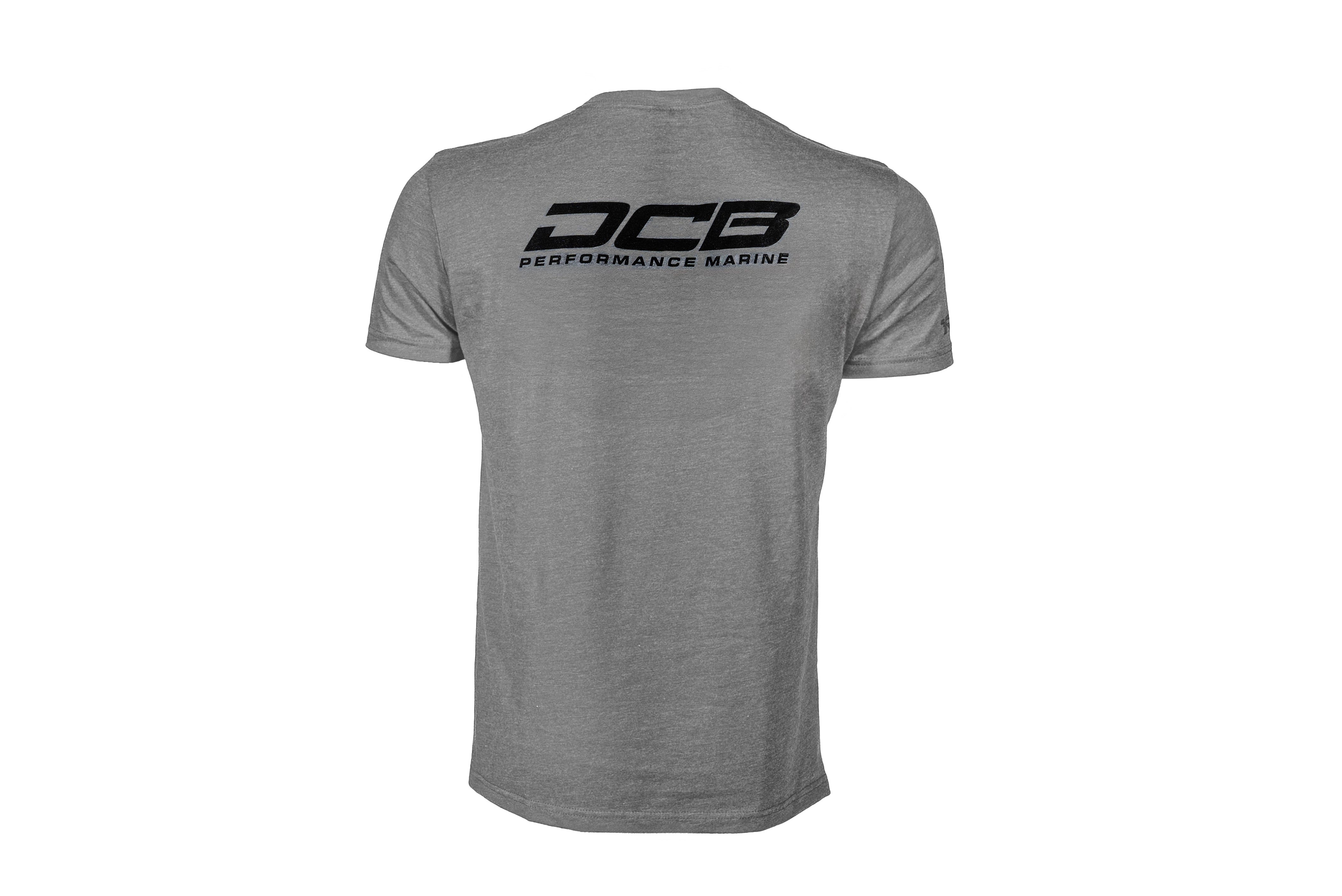 DCB DARK GREY/BLACK DCB PERFORMANCE MARINE MENS T-SHIRT