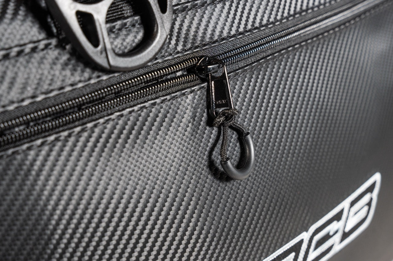 DCB NEW LOGO BLACK CARBON FIBER AO 36 PACK COOLER BAG