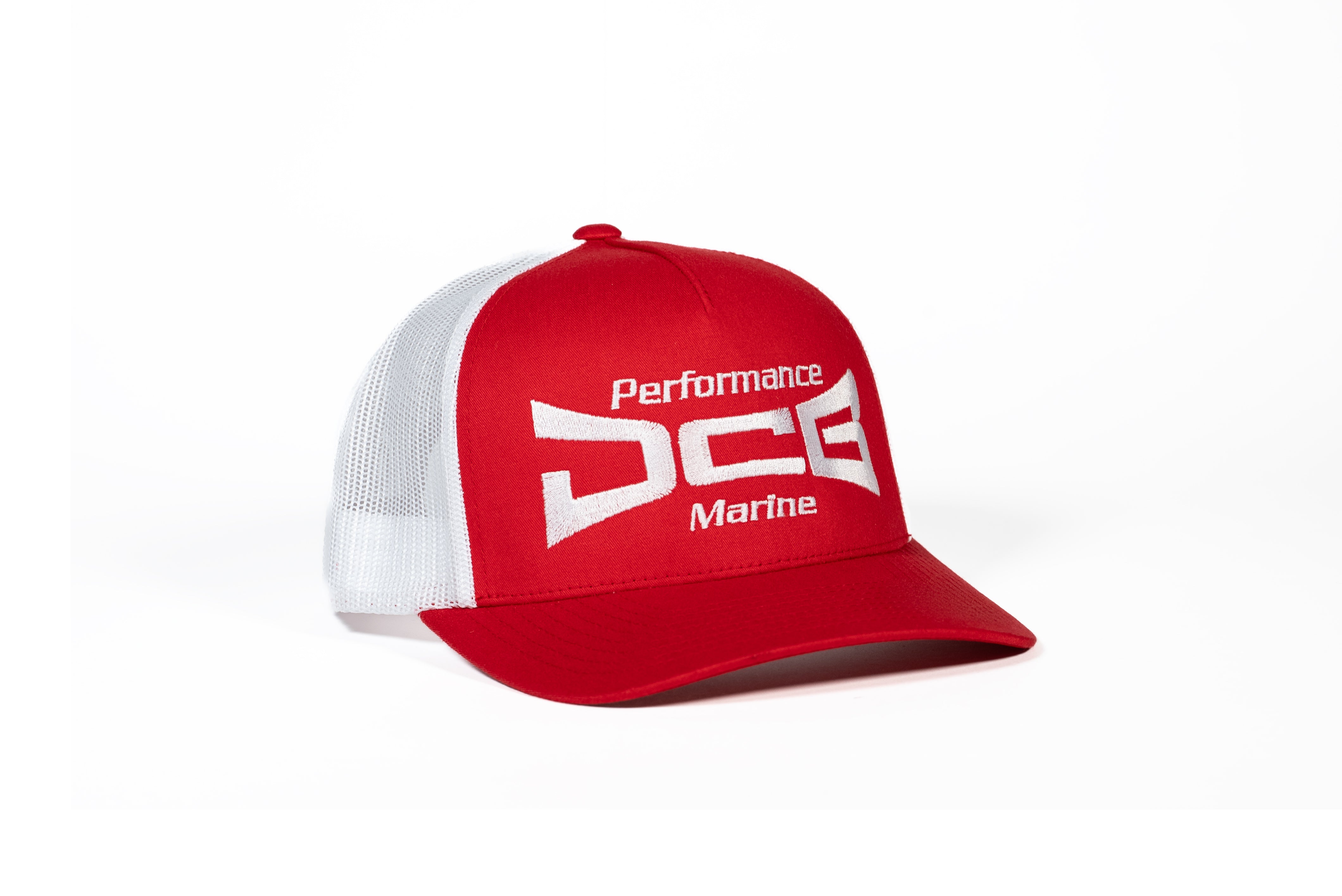 DCB RED/WHITE MESH SNAP BACK