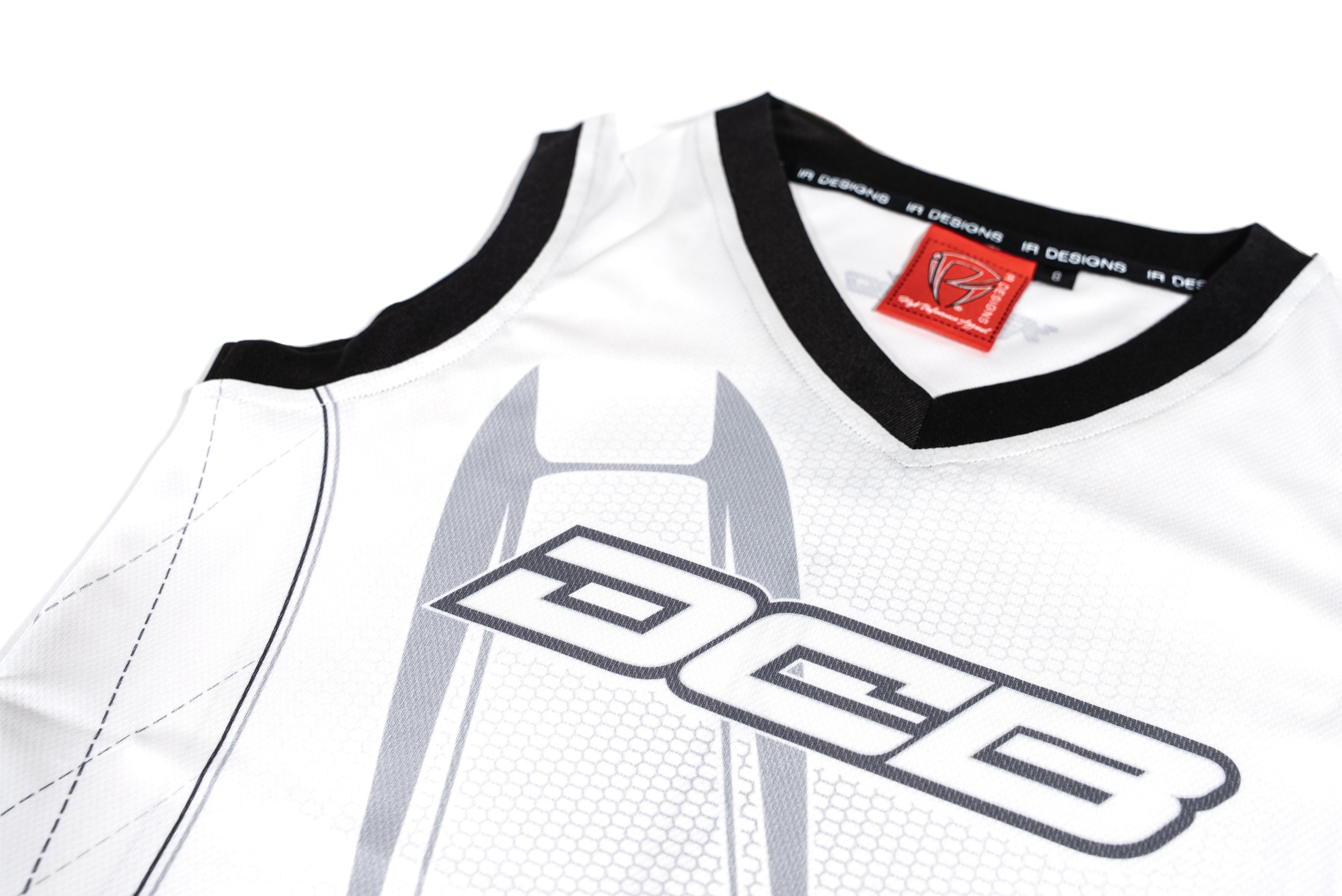 DCB YOUTH JERSEY CUTOFF SLEEVE V-NECK