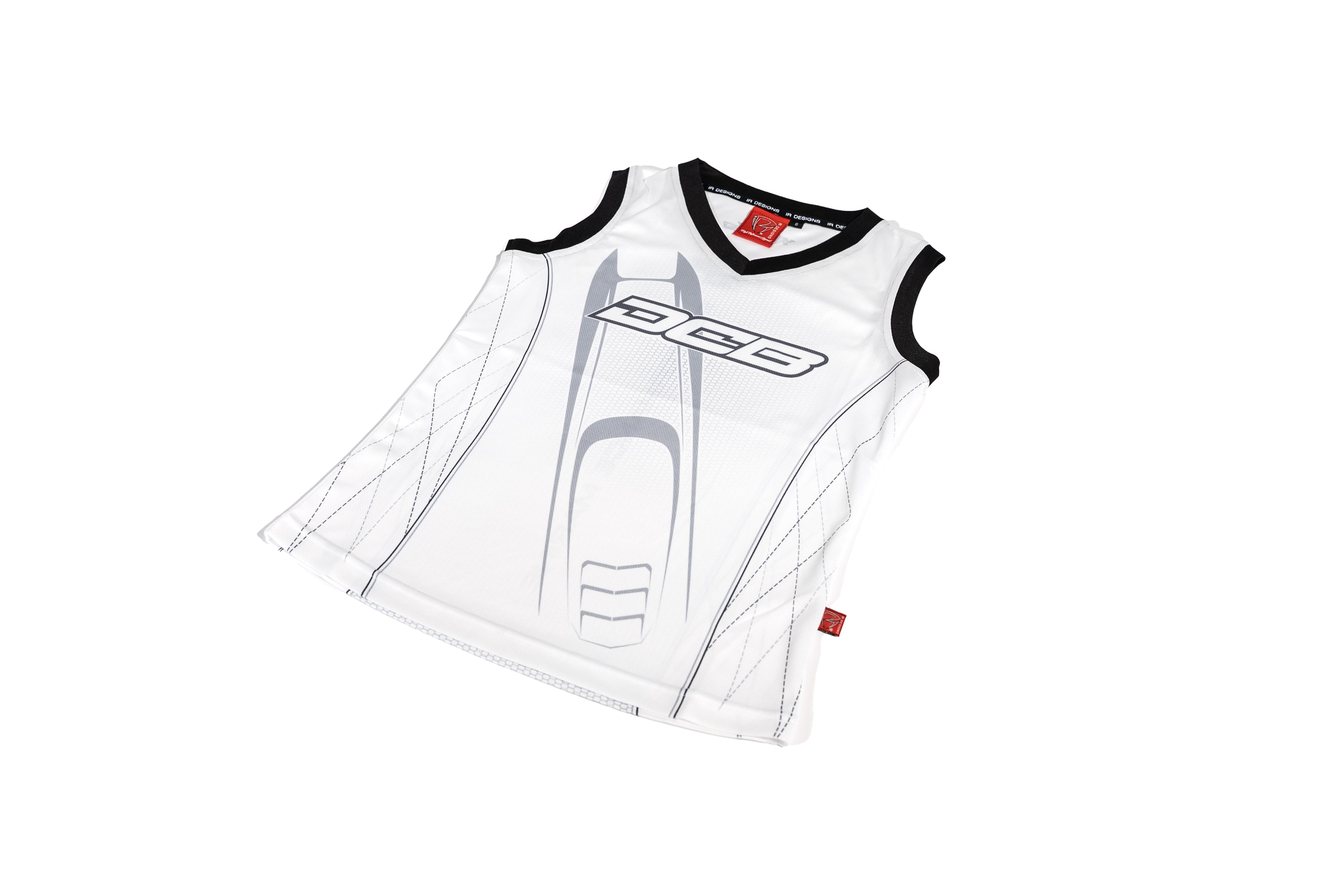 DCB YOUTH JERSEY CUTOFF SLEEVE V-NECK