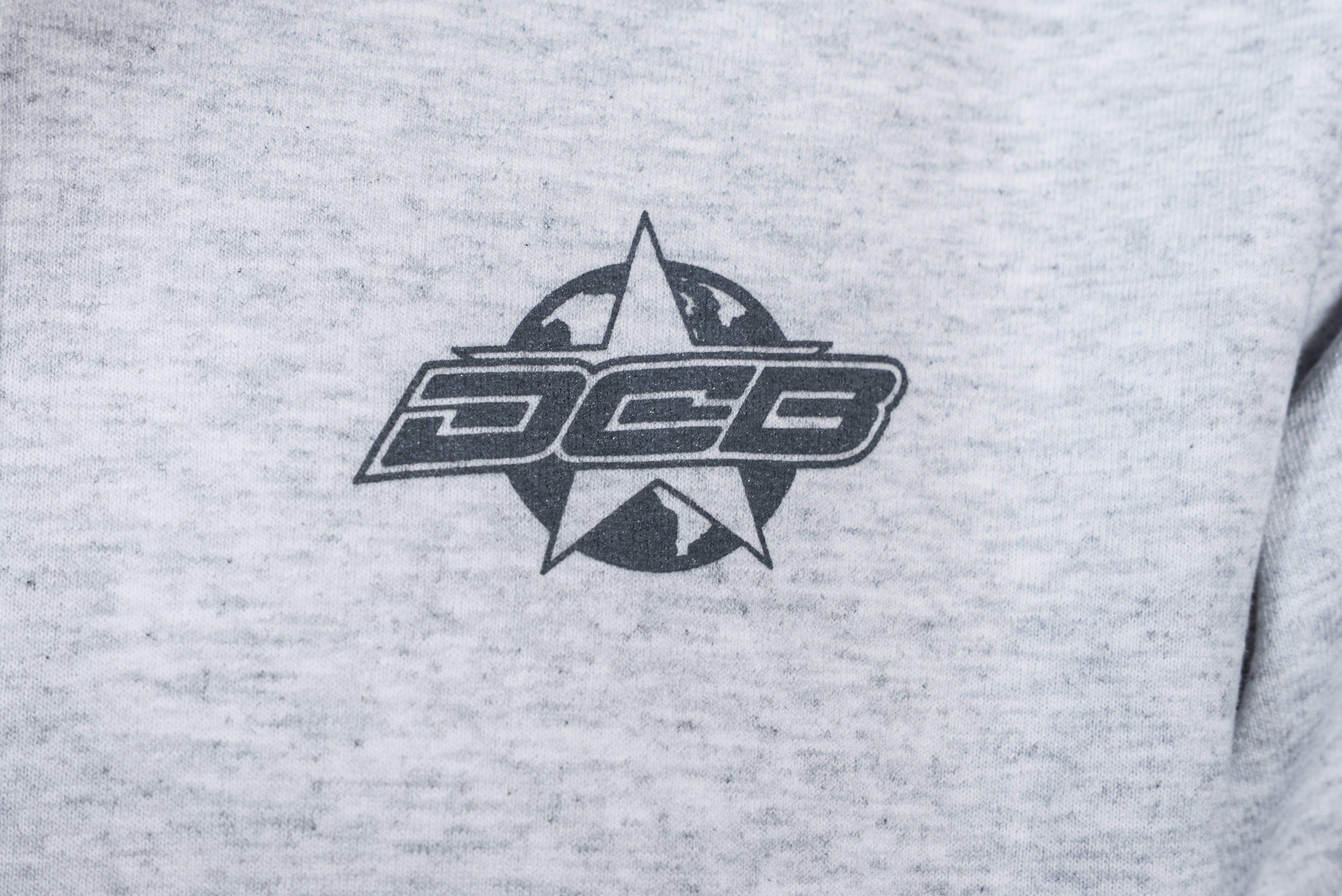 DCB GREY MENS ZIP UP HOODIE