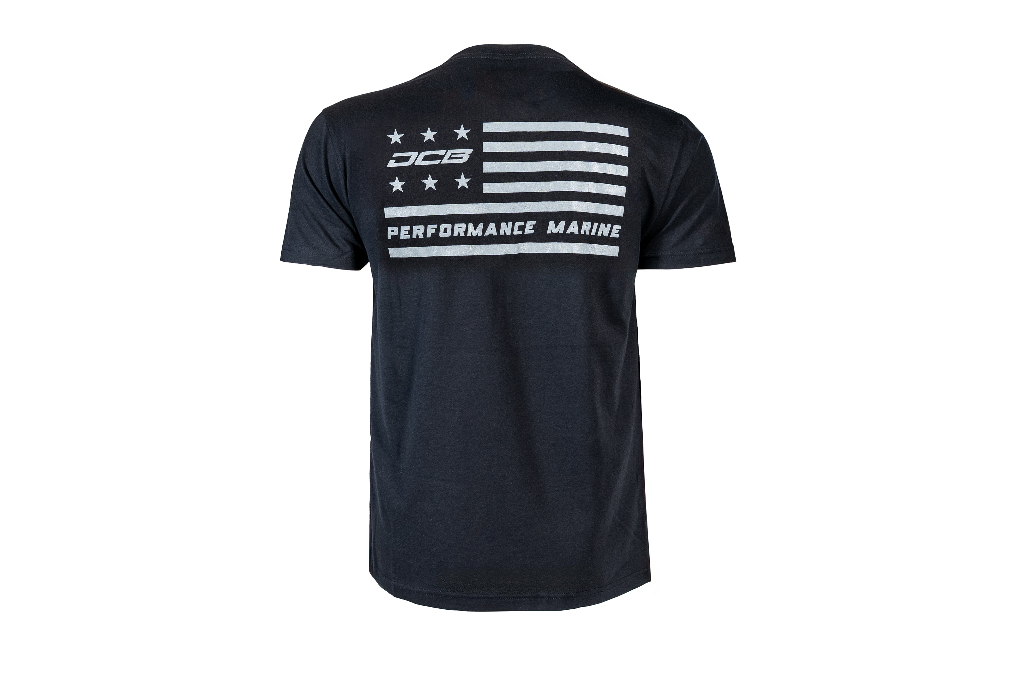 DCB BLACK/CHARCOAL AMERICAN FLAG MENS T-SHIRT