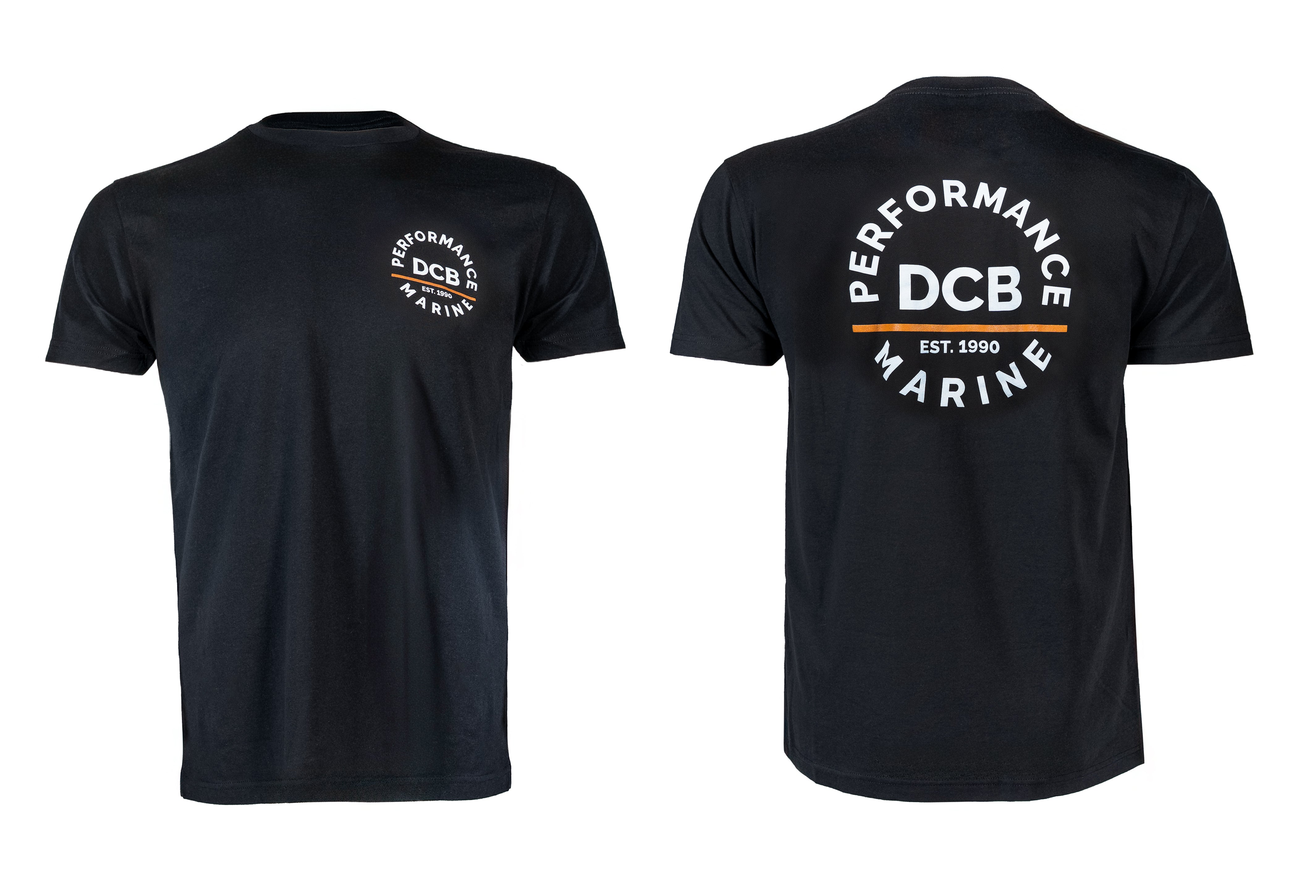 DCB BLACK/WHITE CIRCLE MENS T-SHIRT