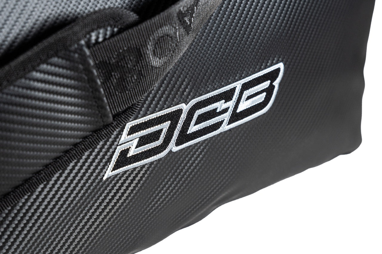 DCB NEW LOGO BLACK CARBON FIBER AO 36 PACK COOLER BAG