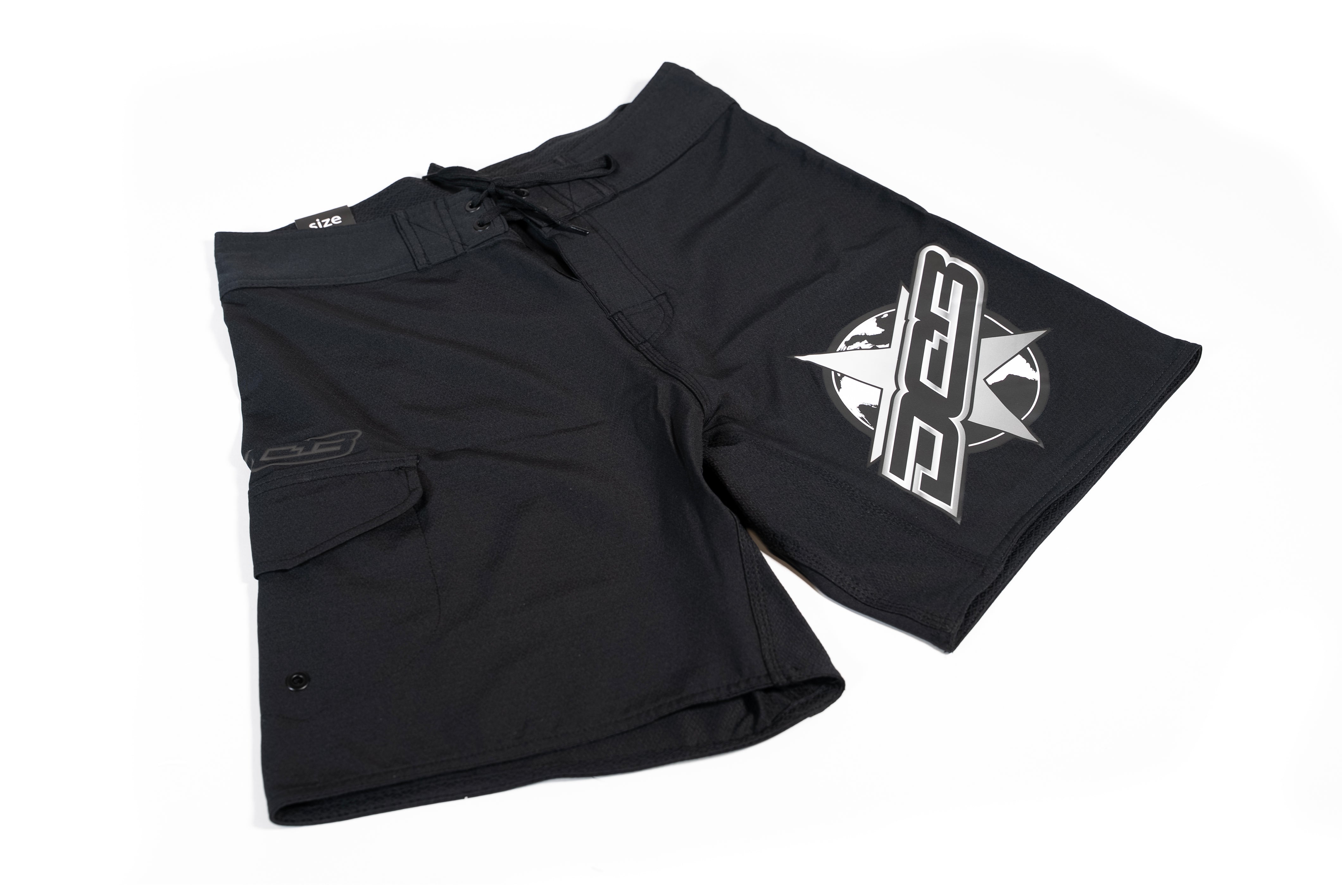 DCB SILVER STAR/BLACK MENS SWIM SHORTS