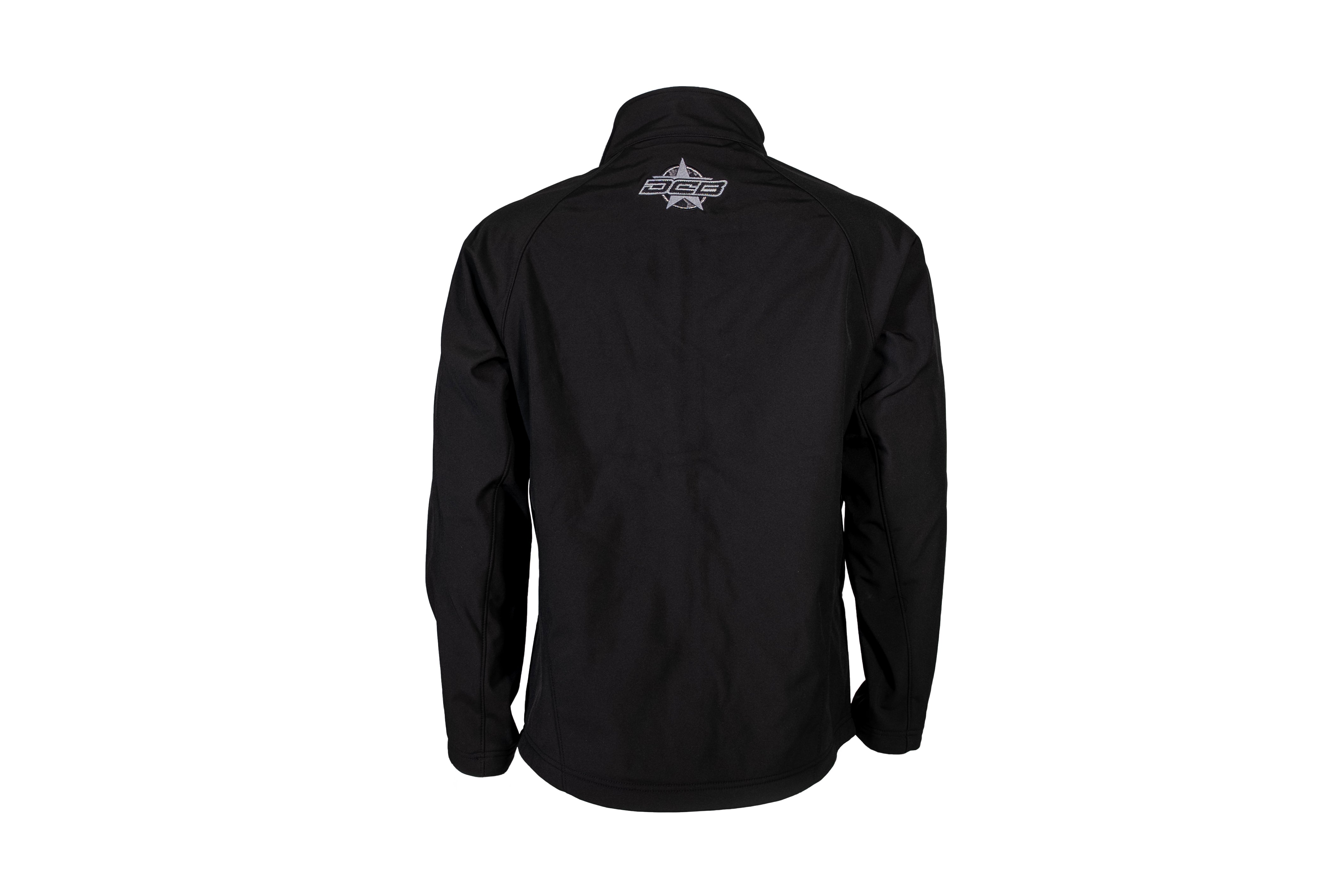 DCB MENS BLACK SOFT SHELL JACKET