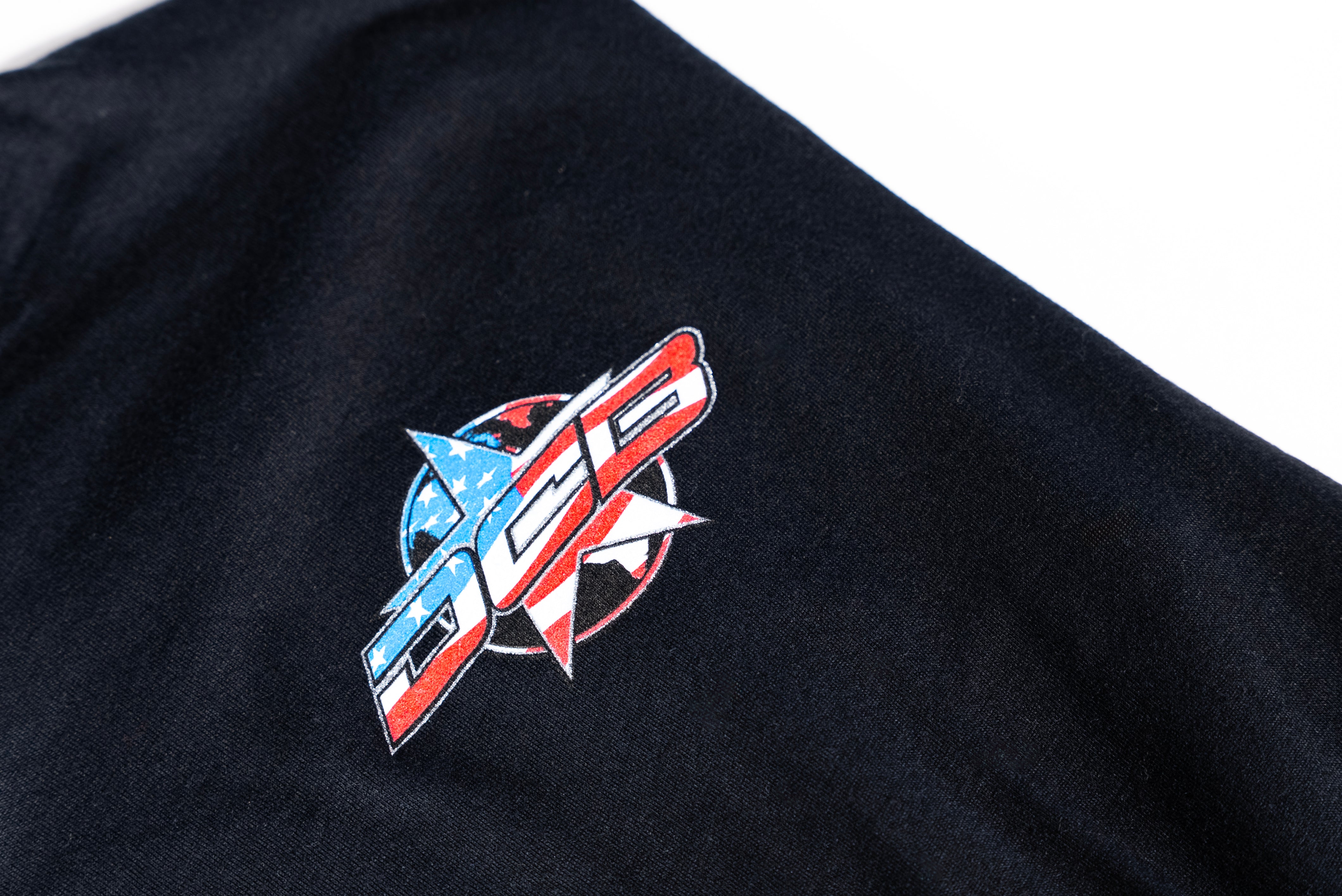 DCB USA LOGO/BLACK MENS T-SHIRT