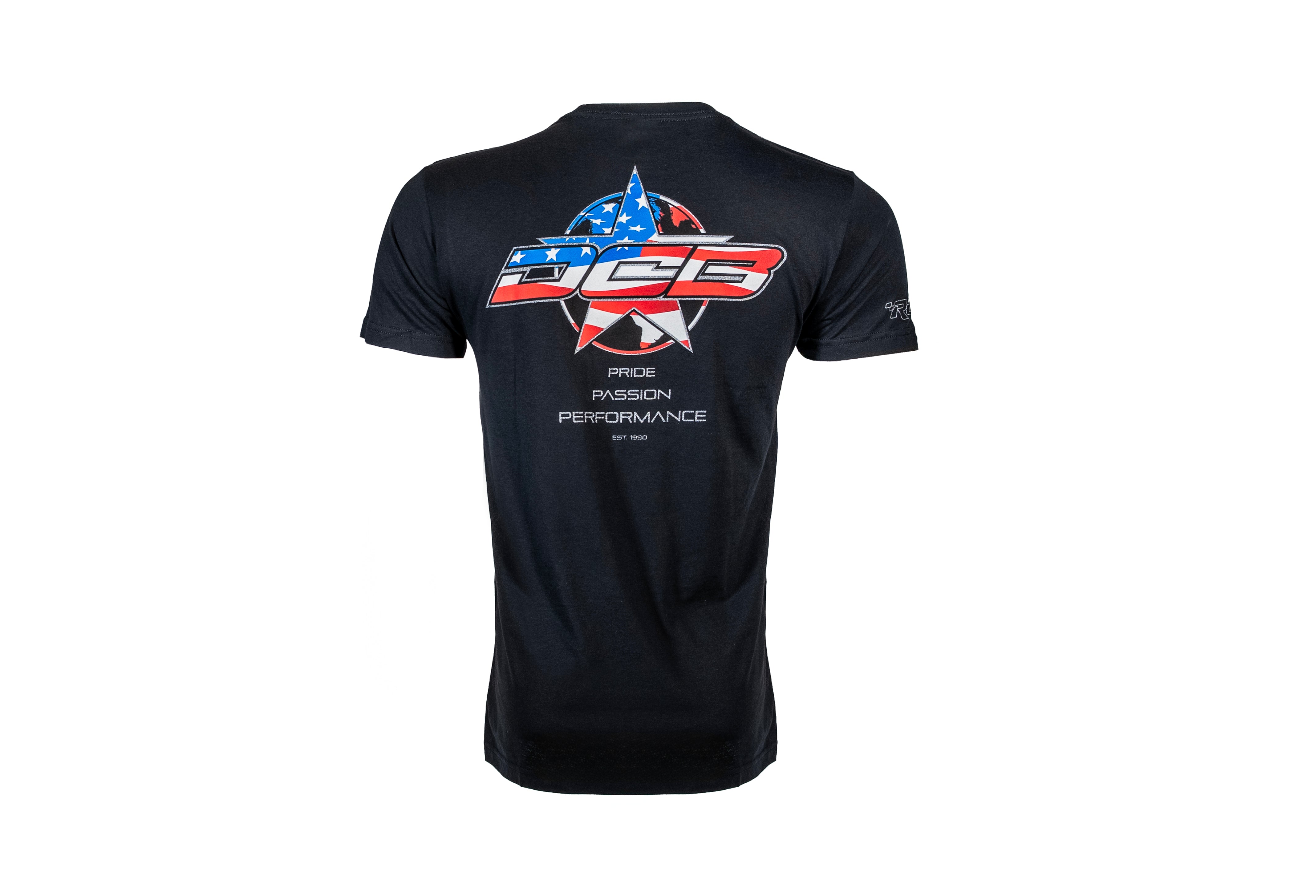 DCB USA LOGO/BLACK MENS T-SHIRT