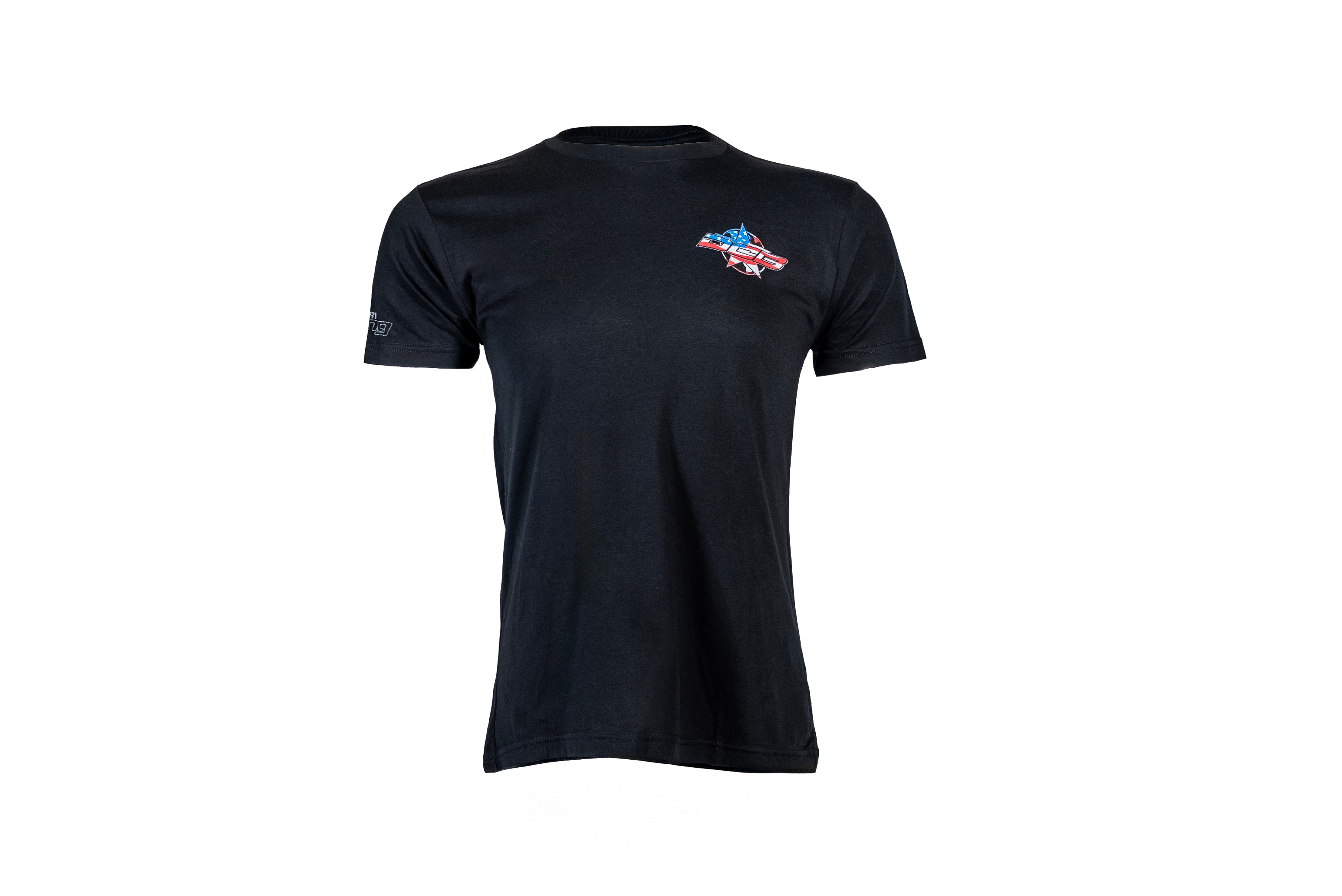 DCB USA LOGO/BLACK MENS T-SHIRT