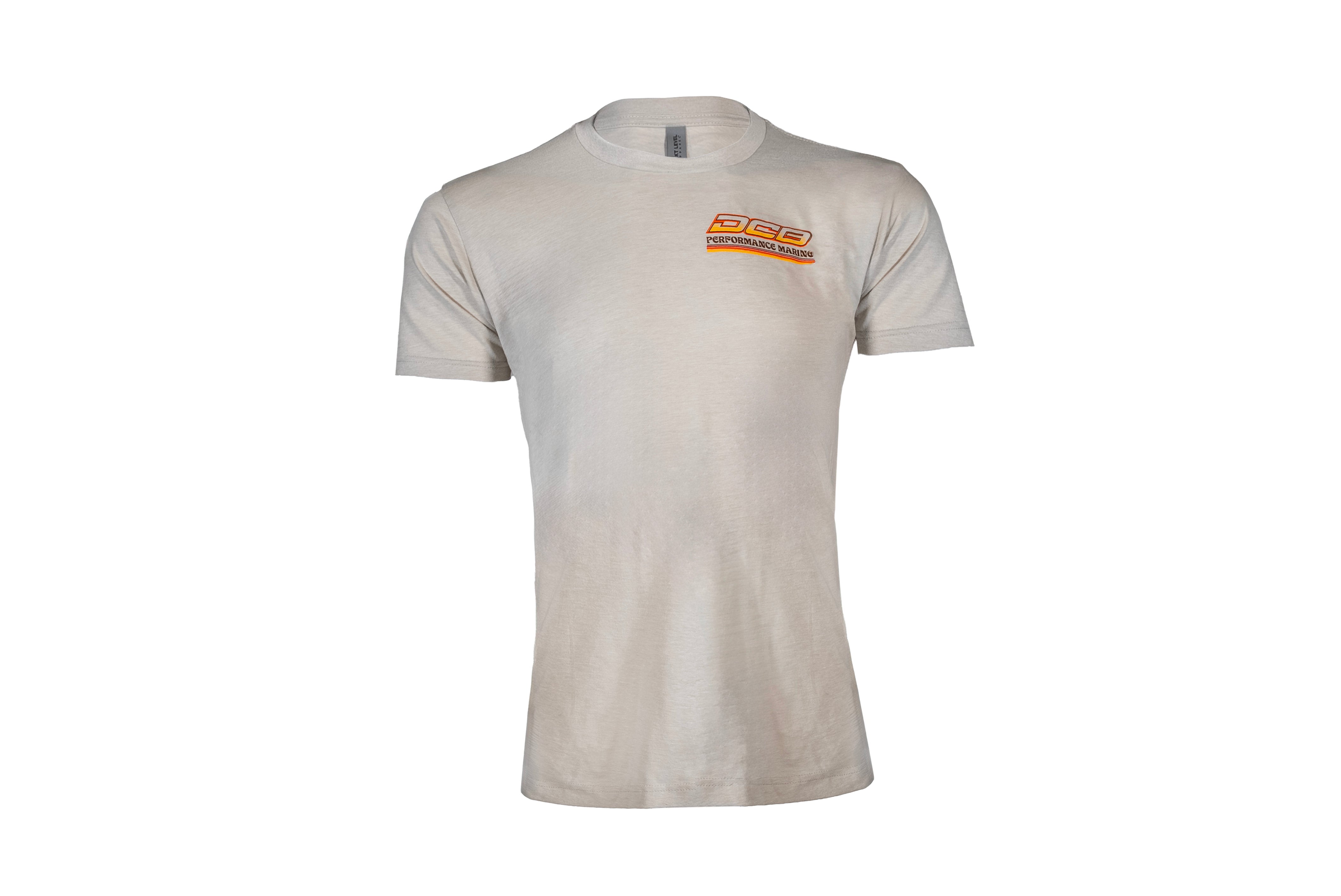 DCB SAND/ORANGE MENS SHORT SLEEVE T-SHIRT