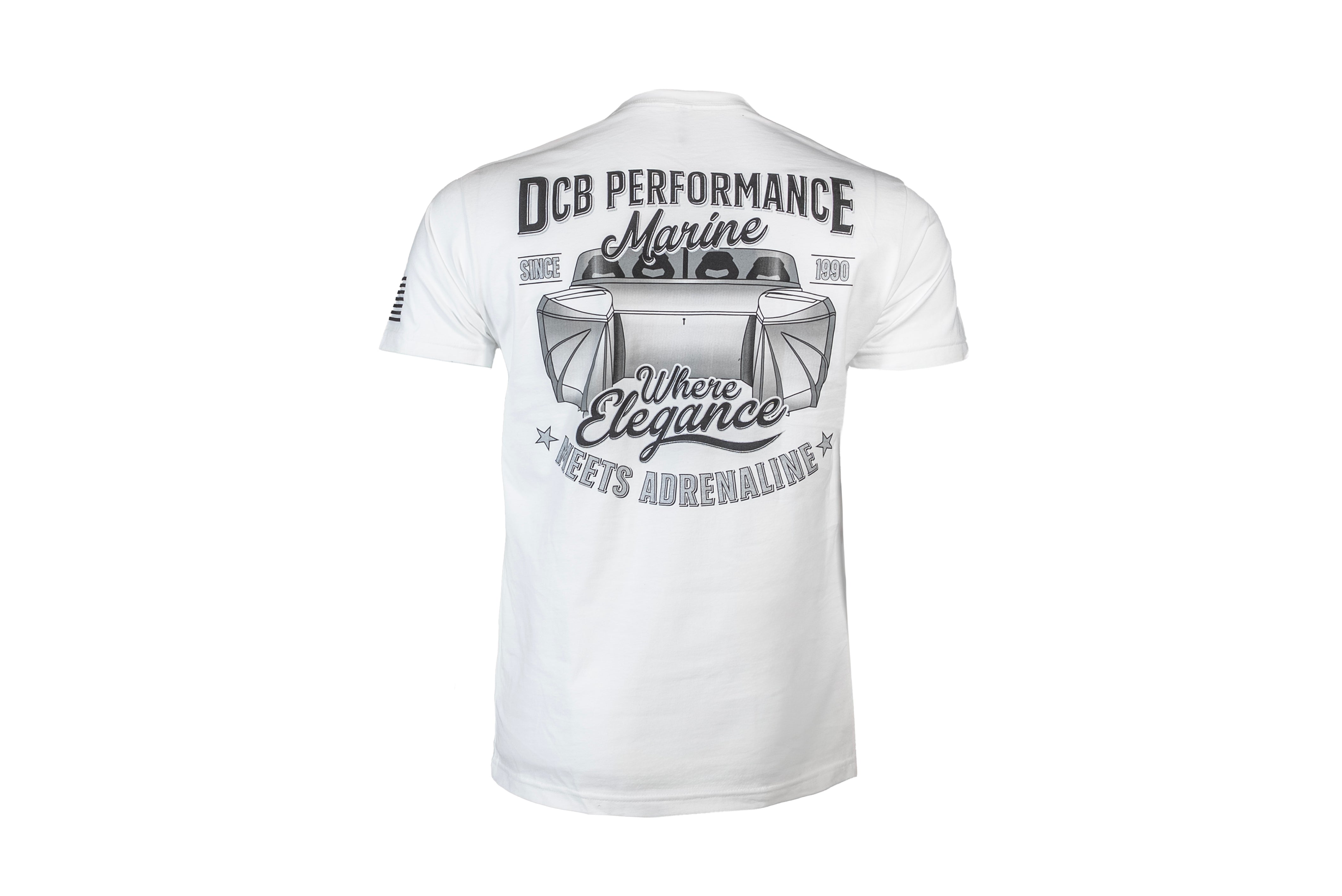 DCB WHITE MENS T-SHIRT
