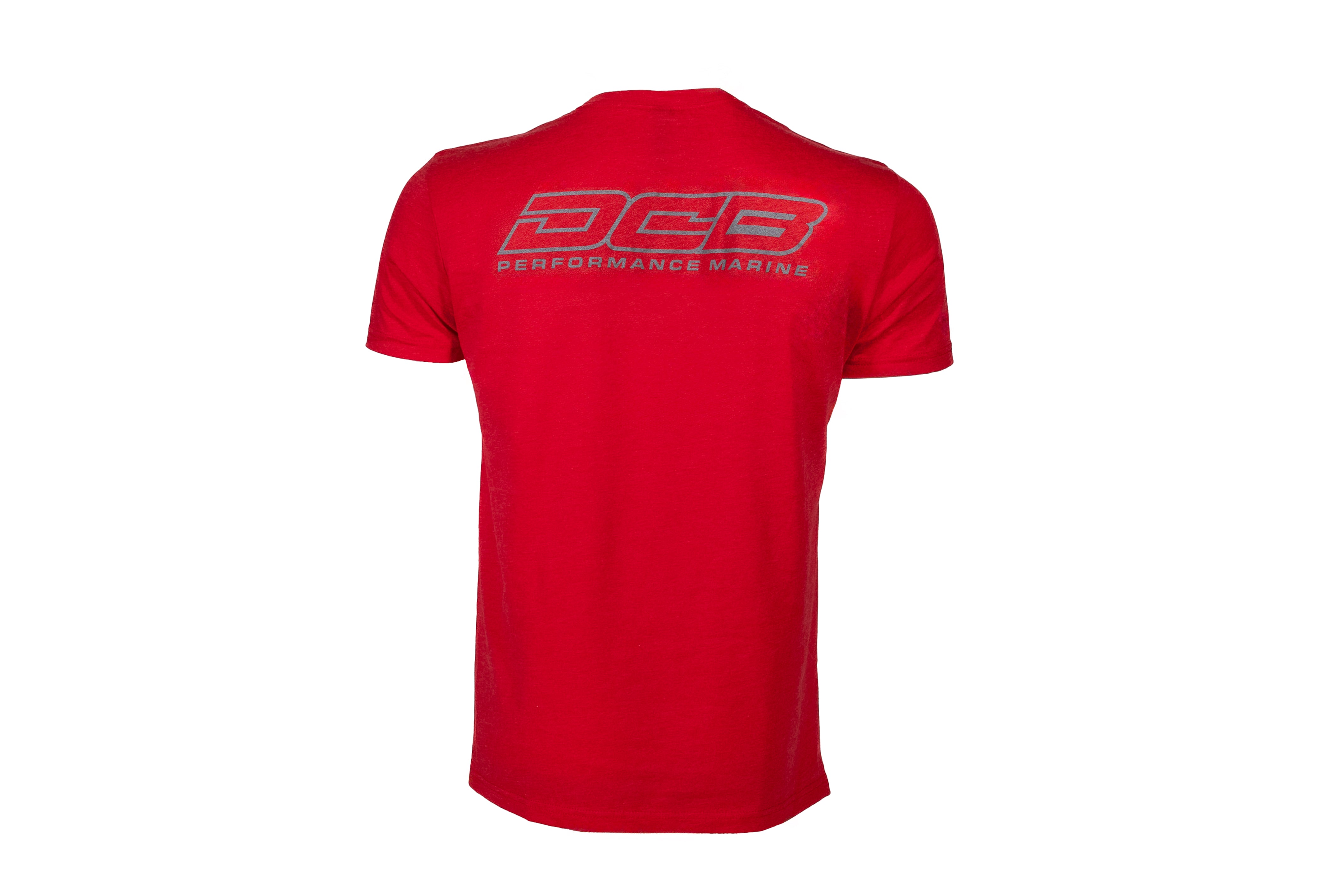 DCB RED/CHARCOAL DCB PERFORMANCE MARINE MENS T-SHIRT