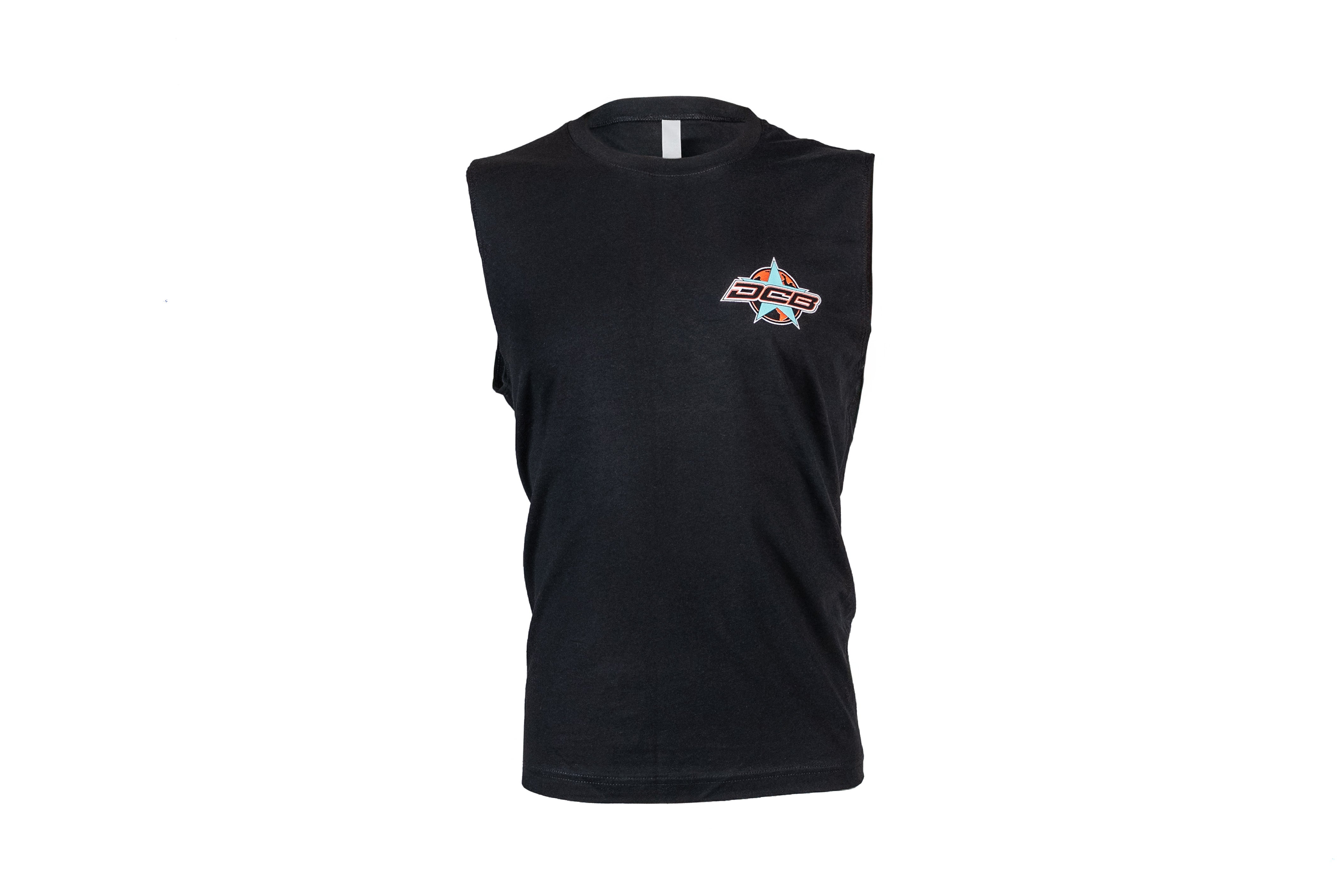 DCB TEAL STAR MENS CUT OFF SLEEVE SHIRT