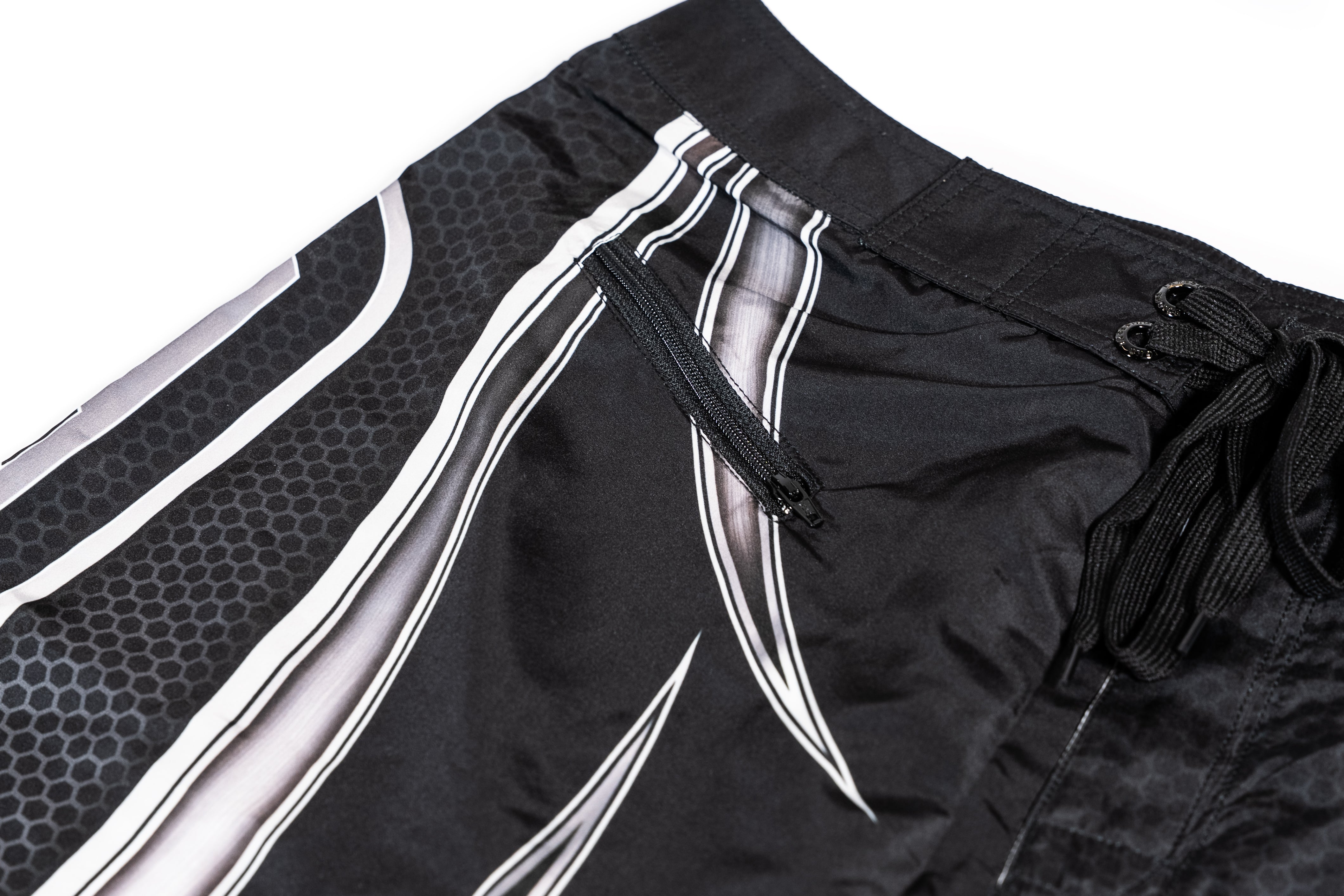 DCB BLACK/GRAY MENS SWIM SHORTS