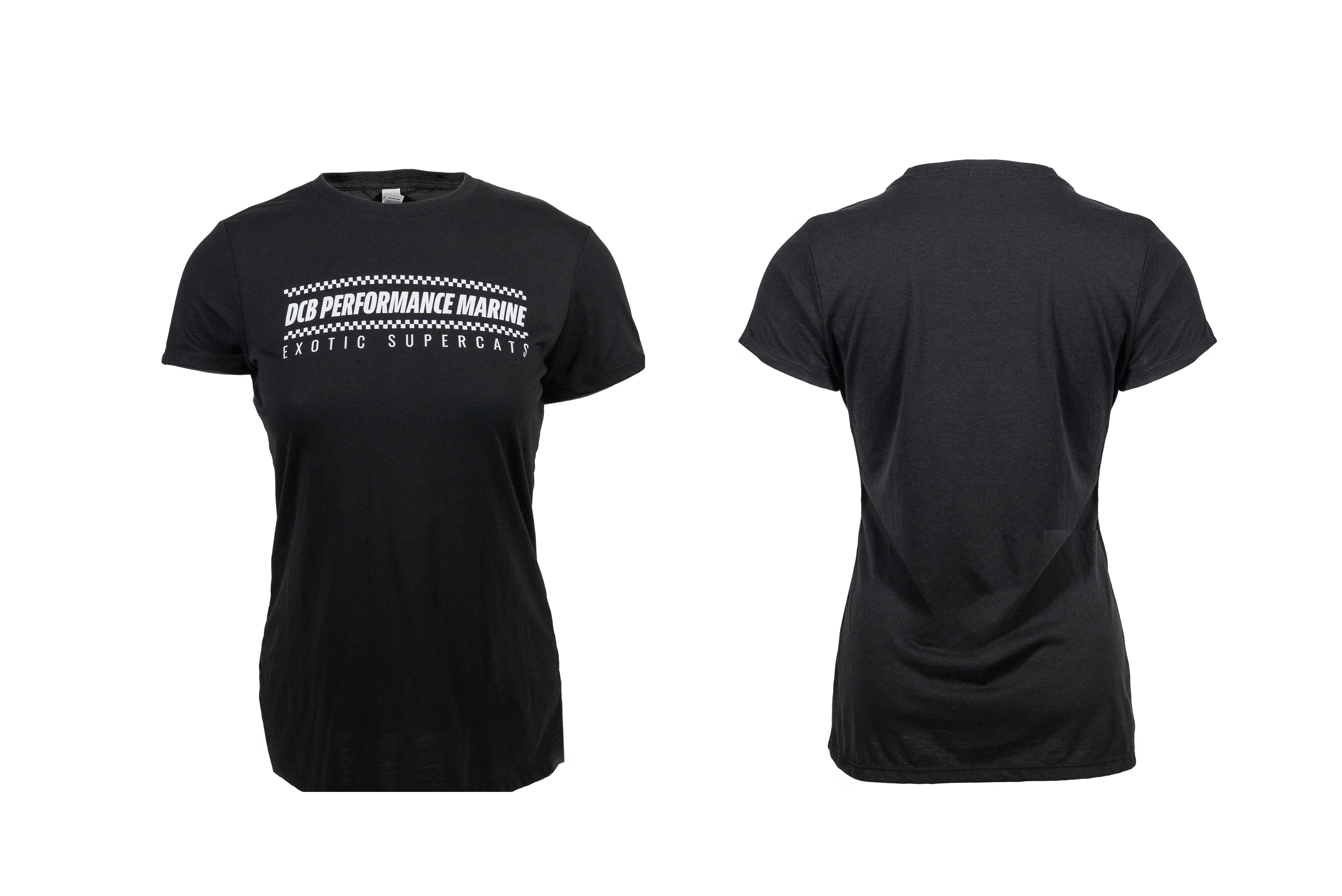 DCB BLACK EXOTIC SUPERCATS WOMENS T-SHIRT
