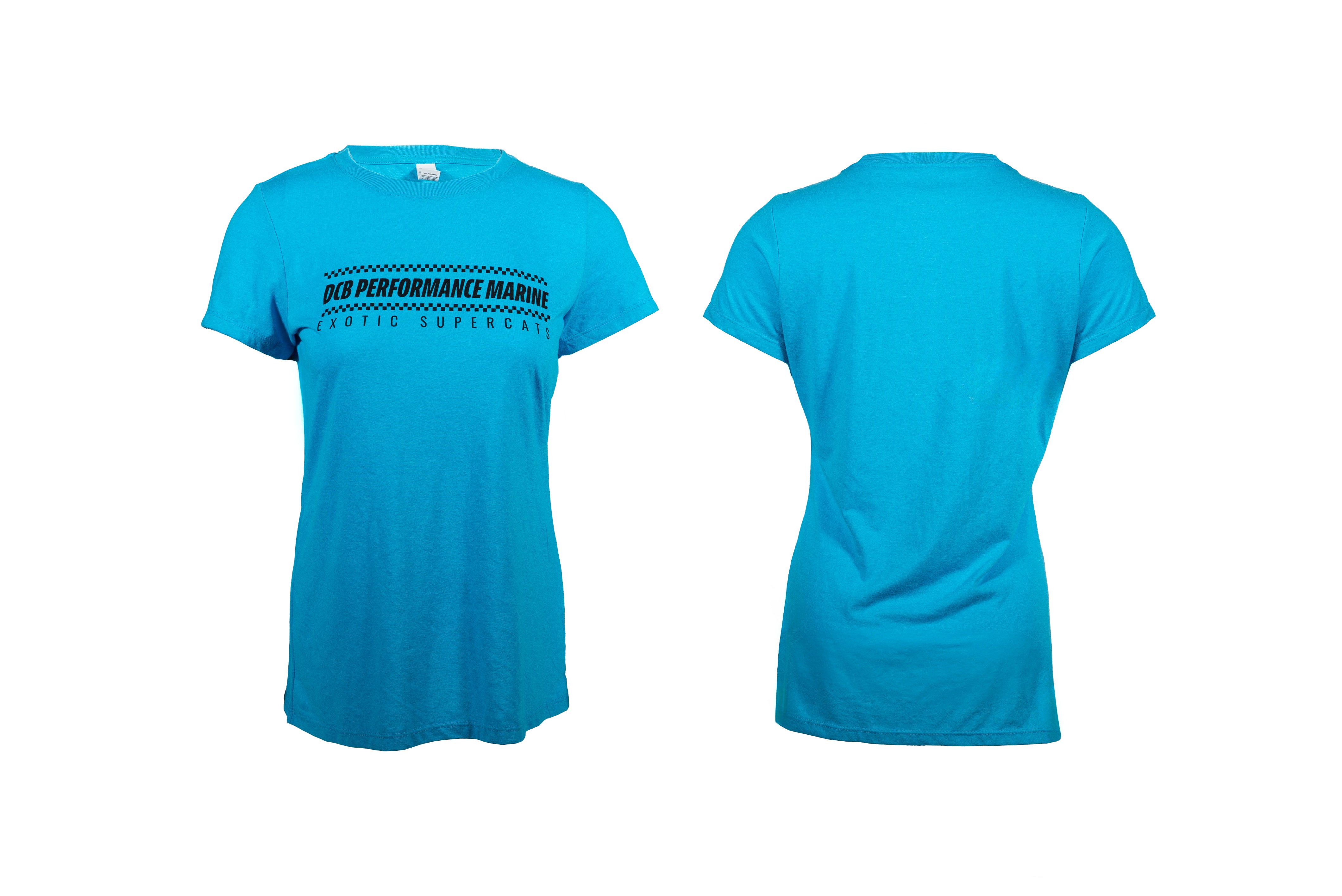 DCB BLUE EXOTIC SUPERCATS WOMENS T-SHIRT