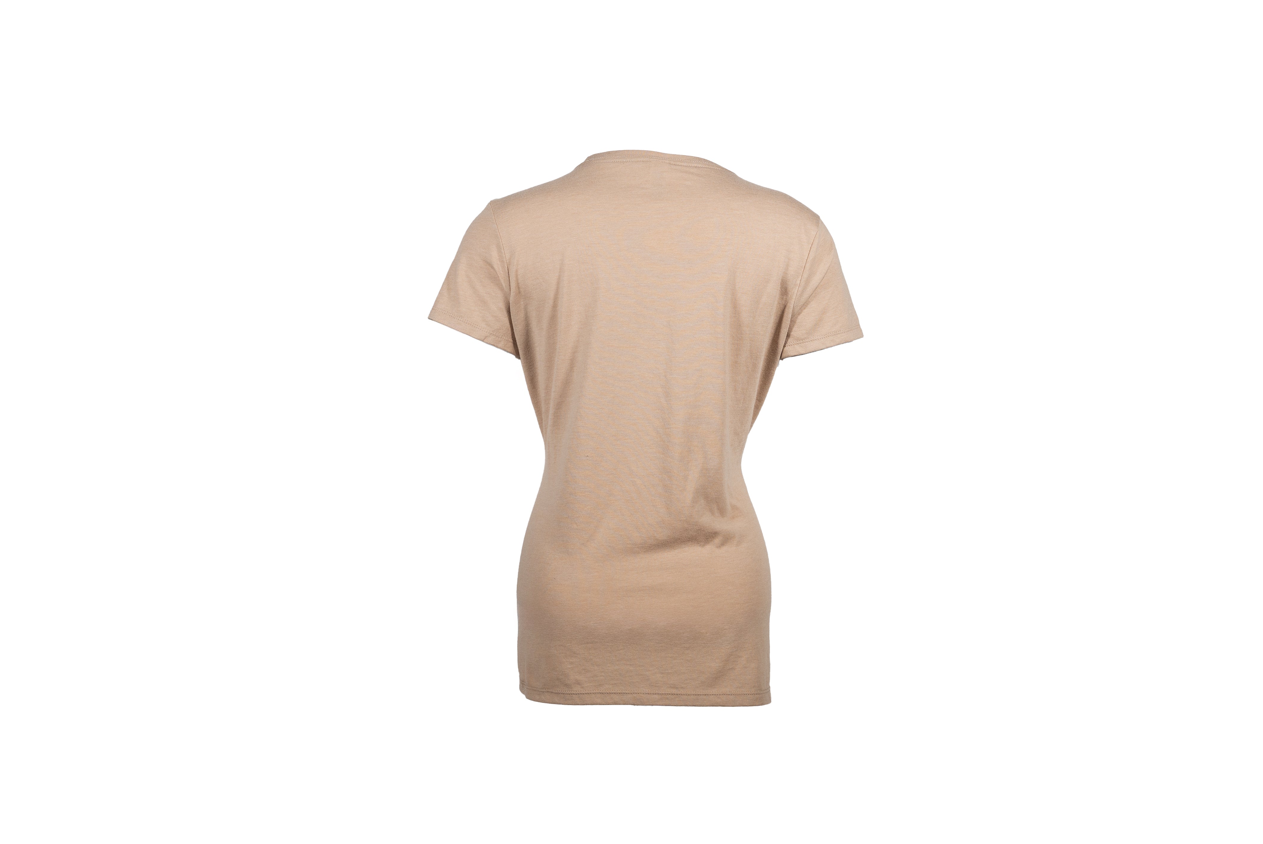 DCB LIGHT BROWN VINTAGE WOMENS T-SHIRT