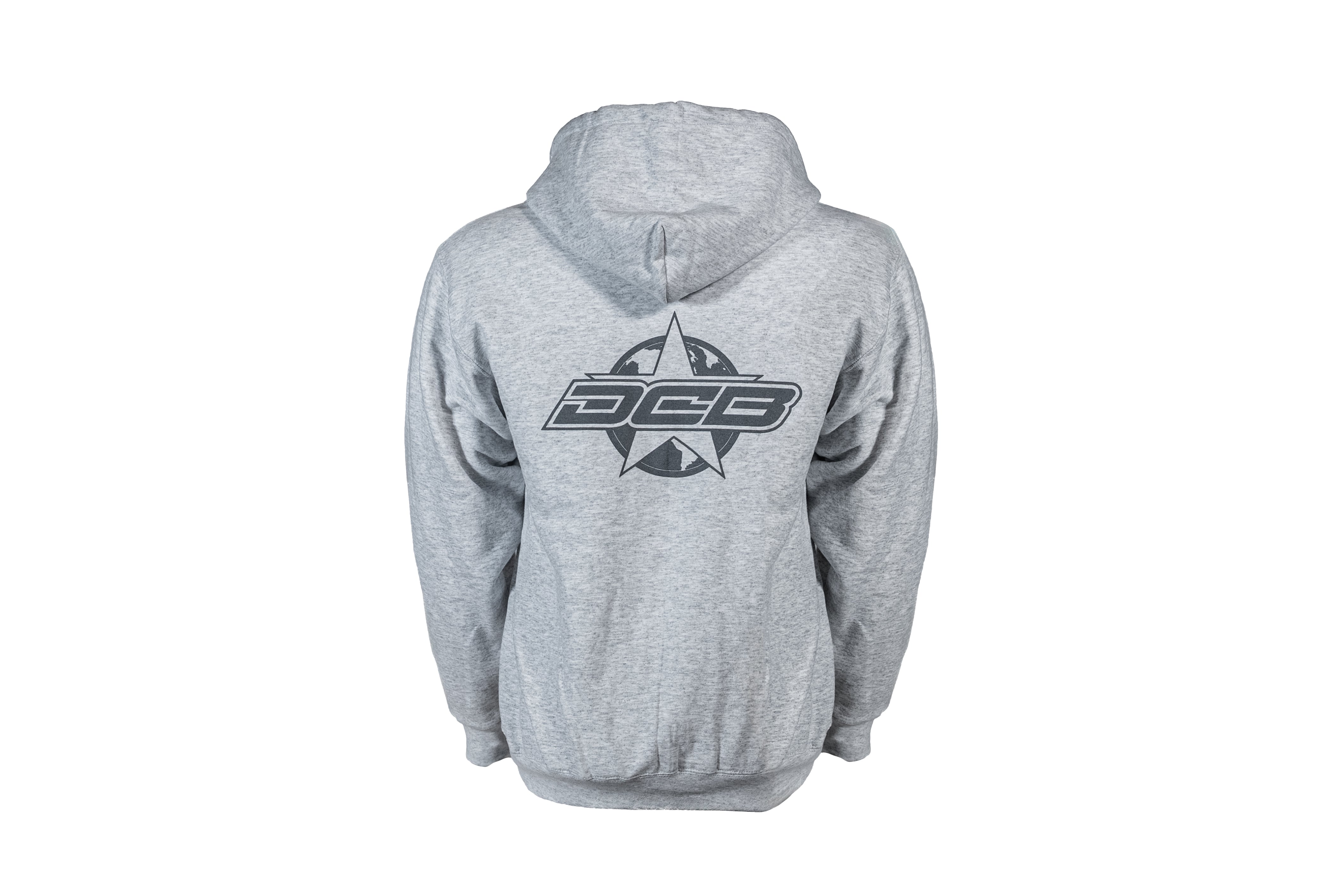 DCB GREY MENS ZIP UP HOODIE