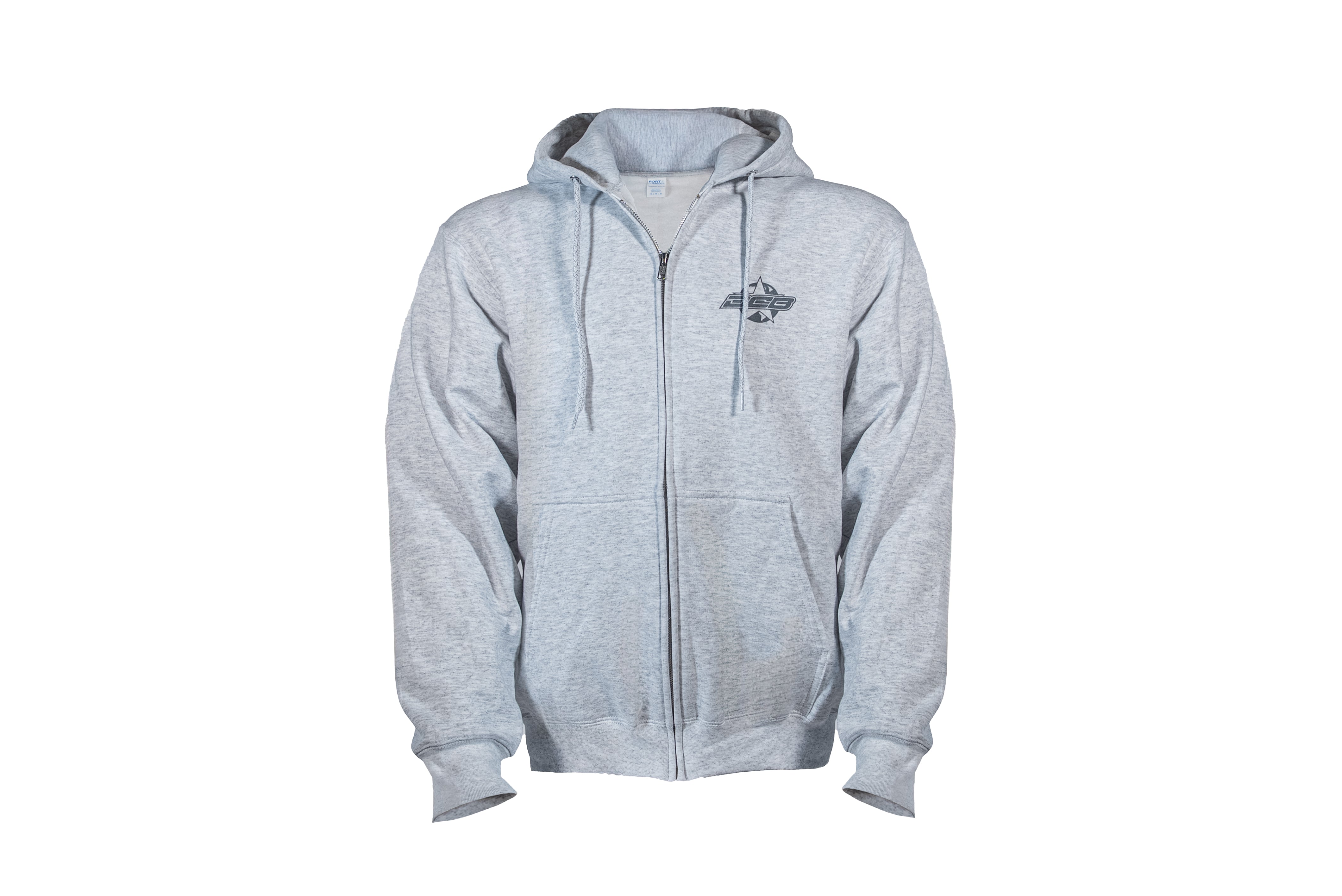 DCB GREY MENS ZIP UP HOODIE