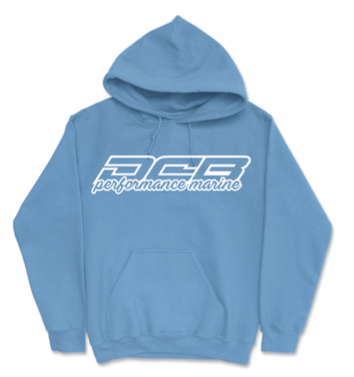 DCB SKY BLUE/WHITE WOMENS HOODIE